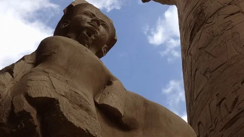 Karnak temple in Luxor Stock Footage 105451791
