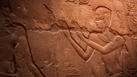 Karnak temple in Luxor, Stock Footage 105453203
