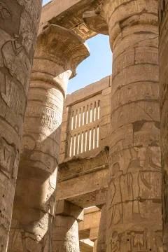 Karnak temple 스톡 사진