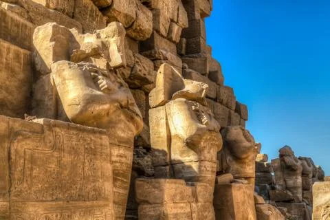 Karnak temple Stock Photos