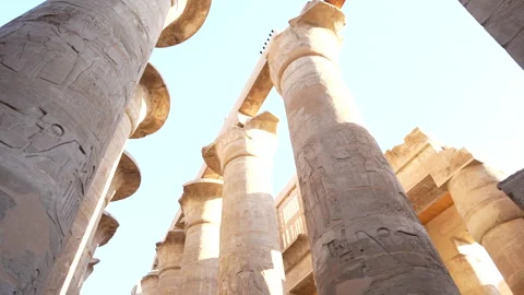 Karnak Temple Video Stockbeeldmateriaal 293104019