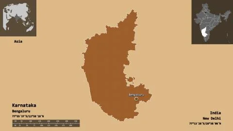Karnataka, state of India. Previews. Pattern イラスト素材