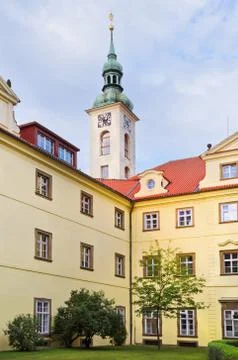 Karolinum Courtyard Stock Photos