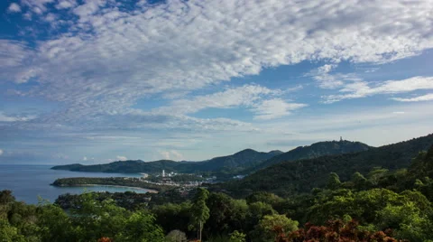 Karon And Kata Viewpoint Phuket Timelapse Stock-Footage 59791151