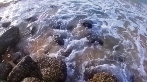 Karon Beach with Rocks and Surf 02 動画素材 246310037