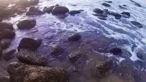 Karon Beach with Rocks and Surf 05 動画素材 246381825
