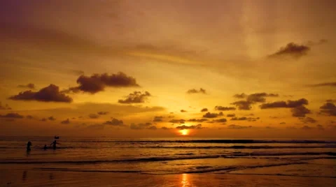 Karon sunset Stock Footage 52922532