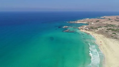 Karpaz Cyprus coast Stock Footage 152550694