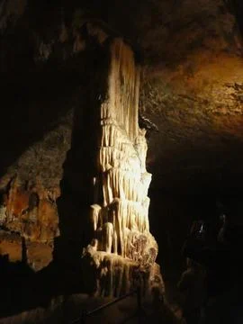 Karst cave in Postojna Stock Photos
