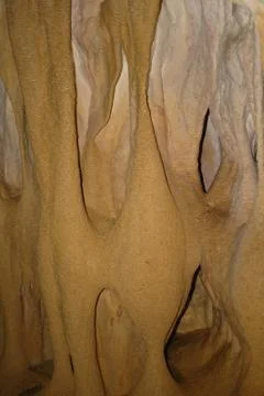 Karst formations in the cave. Stock Photos