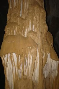 Karst formations in the cave. Stock Photos