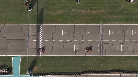 Kart circuit Stock Footage 318684314
