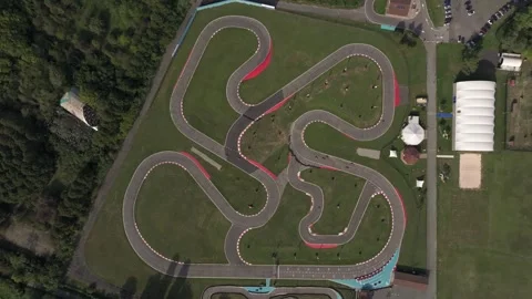 Kart circuit Stock Footage 318684424