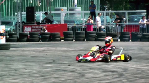Kart racing 1 Stock Footage 50519570