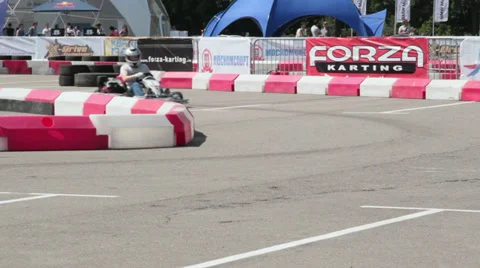 Kart racing Stock Footage 27788740
