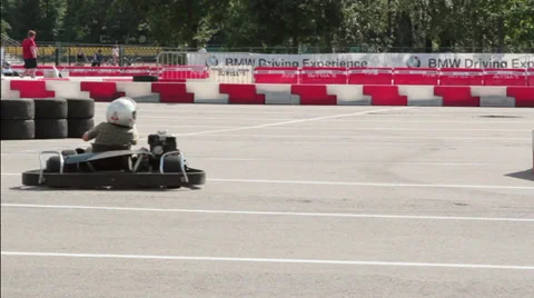 Kart racing Stock Footage 31745019