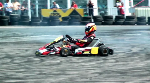 Kart racing Stock Footage 50519137