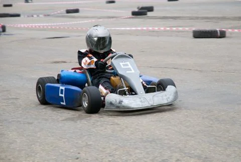 Kart racing Stock Photos