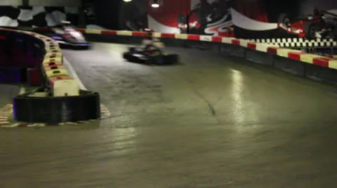 Kart racing star Video stock 25911885