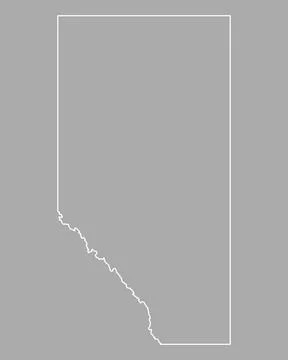 Karte von Alberta - Map of Alberta Karte von Alberta - Map of Alberta Copy... Stock Photos