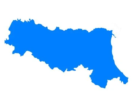 Karte von Emilia-Romagna - Map of Emilia-Romagna Karte von Emilia-Romagna ... Stock Photos