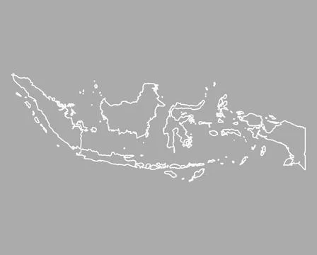 Karte von Indonesien - Map of Indonesia Karte von Indonesien - Map of Indo... Stock Photos
