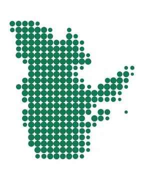 Karte von Quebec - Map of Quebec Karte von Quebec - Map of Quebec Copyrigh... Stock Photos