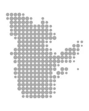Karte von Quebec - Map of Quebec Karte von Quebec - Map of Quebec Copyrigh... Stock Photos