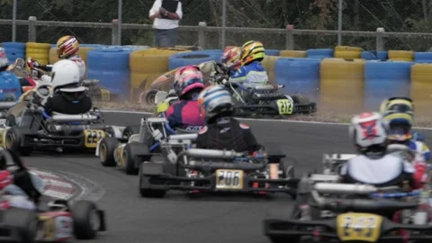 Karting race Stock-Footage 220922649