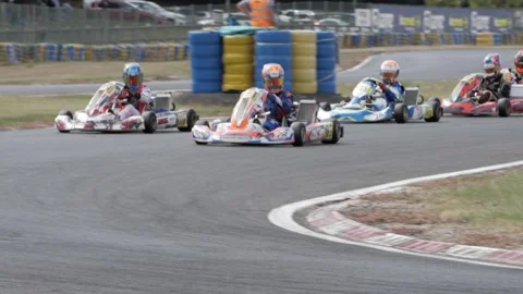 Karting race Stock-Footage 220928297
