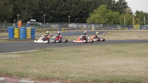 Karting race Stock-Footage 220933441