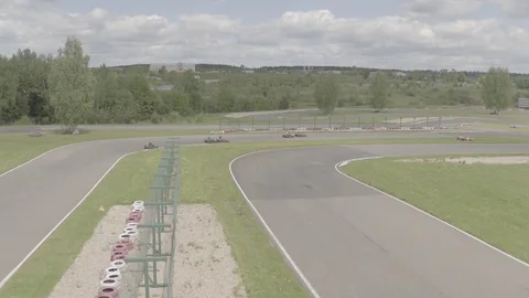 Karting race_009 Stock Footage 76705144