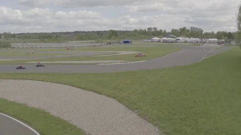 Karting race_012 Stock Footage 76705299