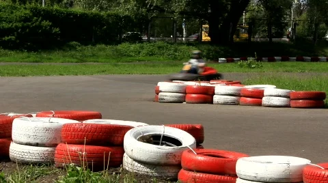 Karting track Stock Footage 737210