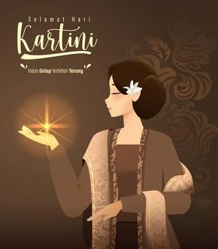 Kartini Day 스톡 일러스트