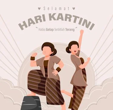 Kartini Day Stock Illustration