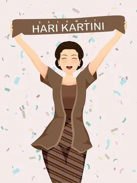Kartini Day Stock Illustration