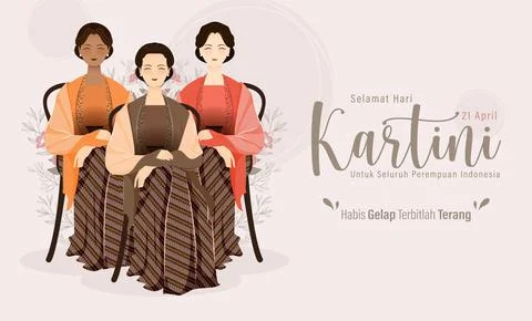 Kartini Day Illustrazione stock