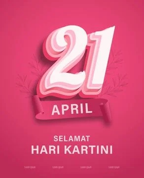 Kartini Day Stock Illustration