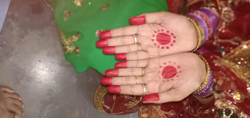 Karwa chauth Foto stock