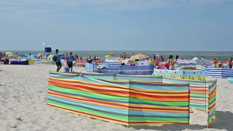 Karwia beach  Stock Footage 92518317