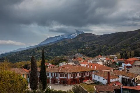 Karyes on the Mount Athos Stock Photos