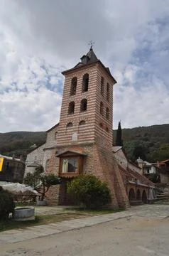 The Karyes is a Settlements built on Mount Athos 스톡 사진