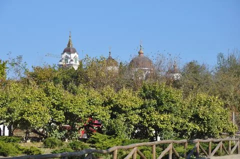 The Karyes is a Settlements built on Mount Athos 스톡 사진