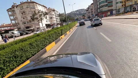 Kas, Turkey - August 22, 2026 Driving through a busy street Stock Footage 344643485