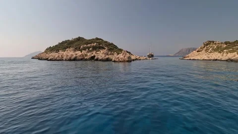 Kas, Turkey - August 25, 2026 Scenic view of a sea bay Stock Footage 344642824