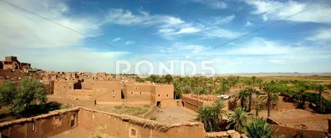 Kasbah in ouarzazate Stock Photos