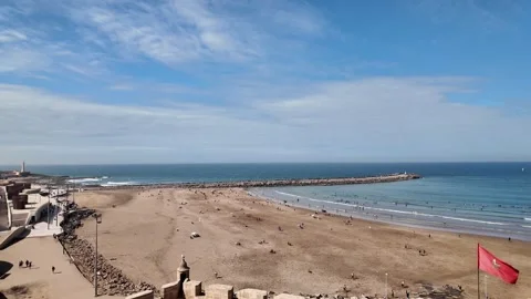 The Kasbah of the Udayas in Rabat, Morocco  October 1,2025 Stock Footage 320071353