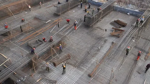 Kashgar Construction 5 Stock Footage 4904453