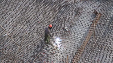 Kashgar Construction 7 Stock Footage 4914571